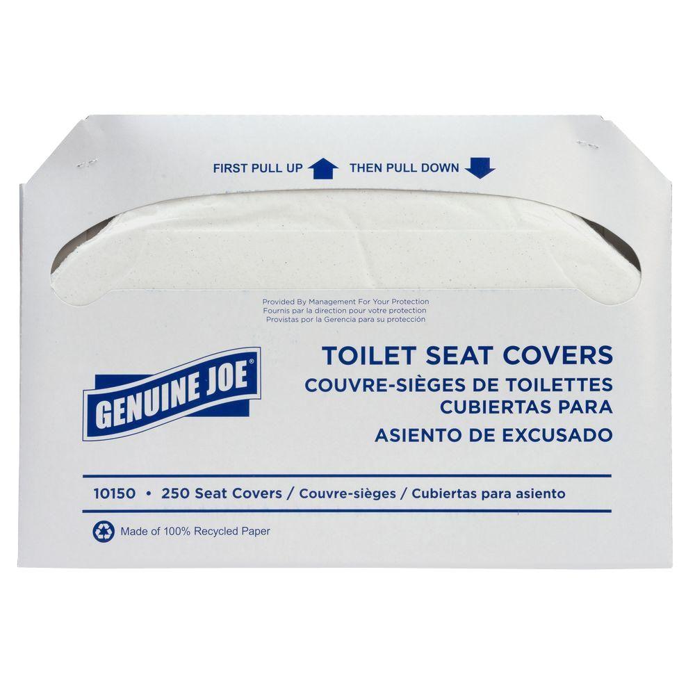 Bagcraft Sani//Shield Printed Toilet Seat Band Paper Blue//White 16/" Wide x 1-1//2/"