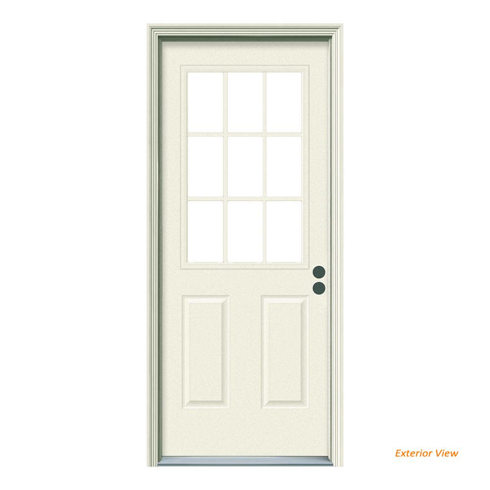 Exterior prehung door