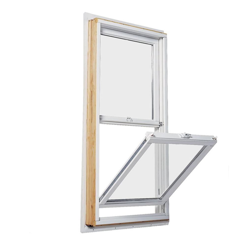 Andersen 27.5 in. x 41.5 in. 200 Series Double Hung Wood Window WhiteDH2436 The Home Depot