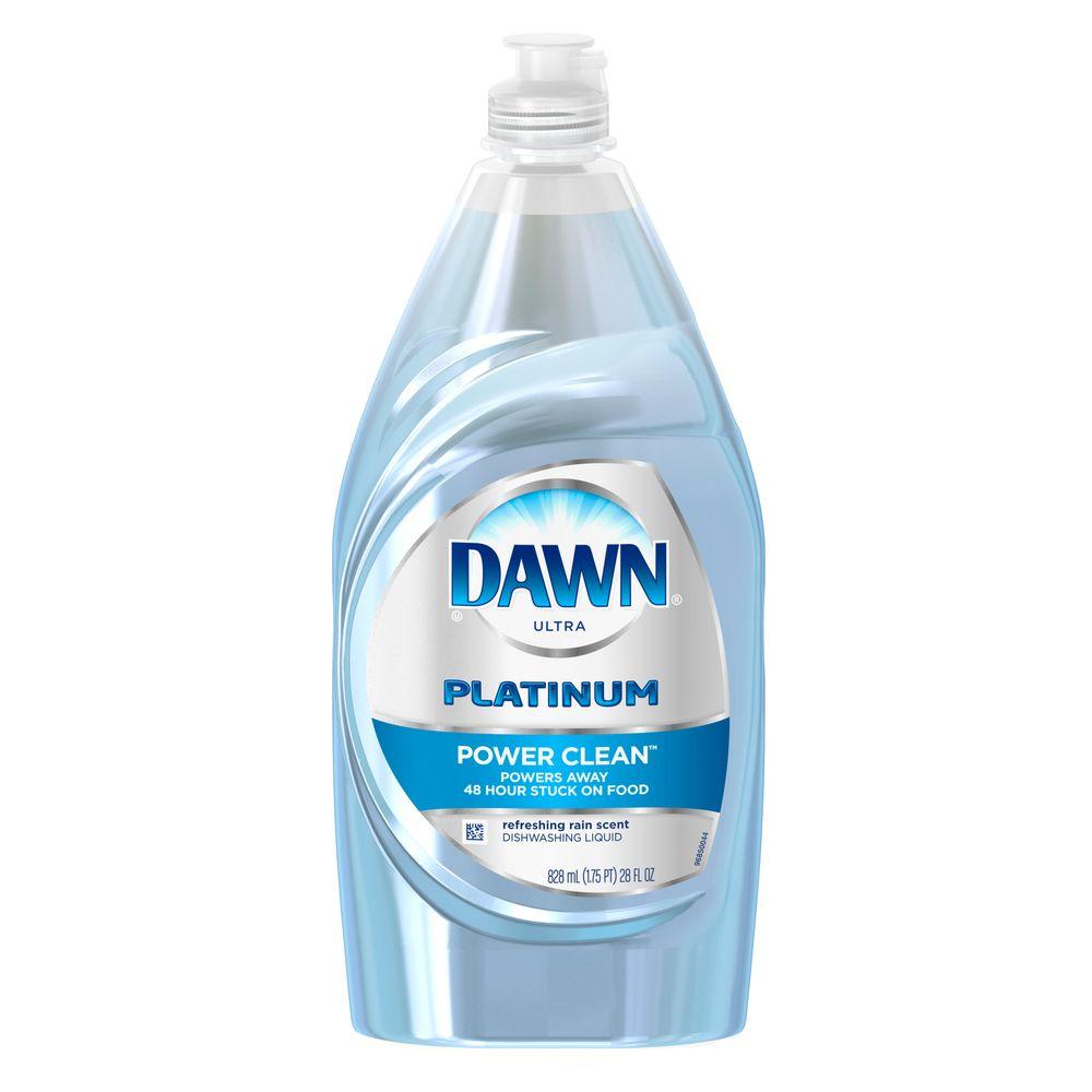Dawn Ultra Platinum Power Clean 28 oz. Refreshing Rain Scent Dish Soap