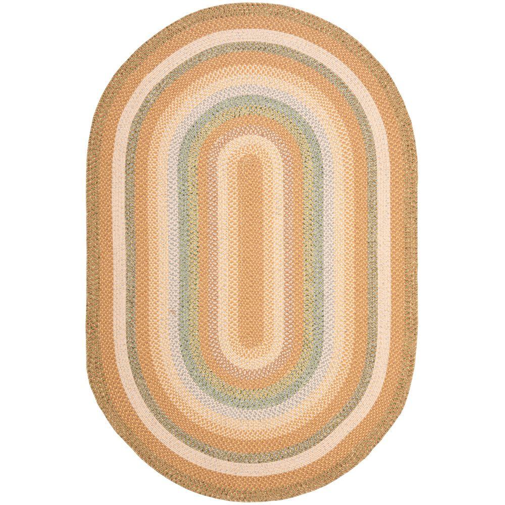 7x9 Oval Braided Rug Area Ideas Safavieh Braided Tan Multi 6 Ft X 9 Oval Area Rug Brd314a 6ov