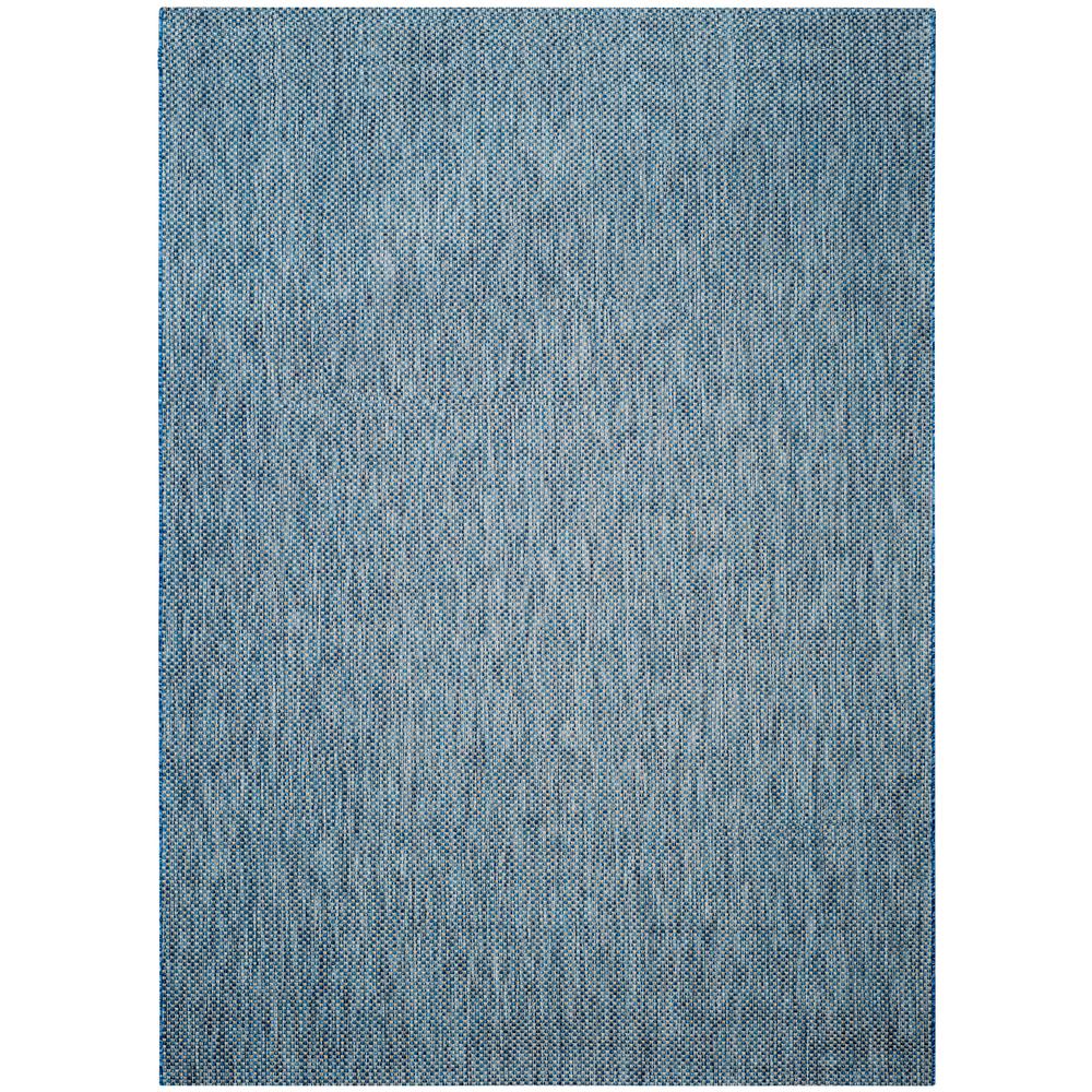 Safavieh Courtyard Navy/Gray 8 ft. x 11 ft. Indoor/Outdoor Area Rug