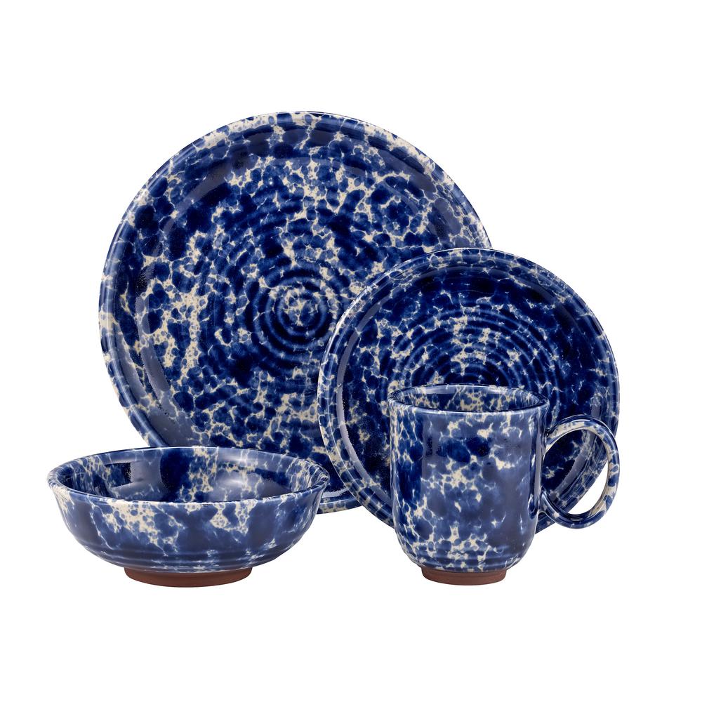 blue tableware sets