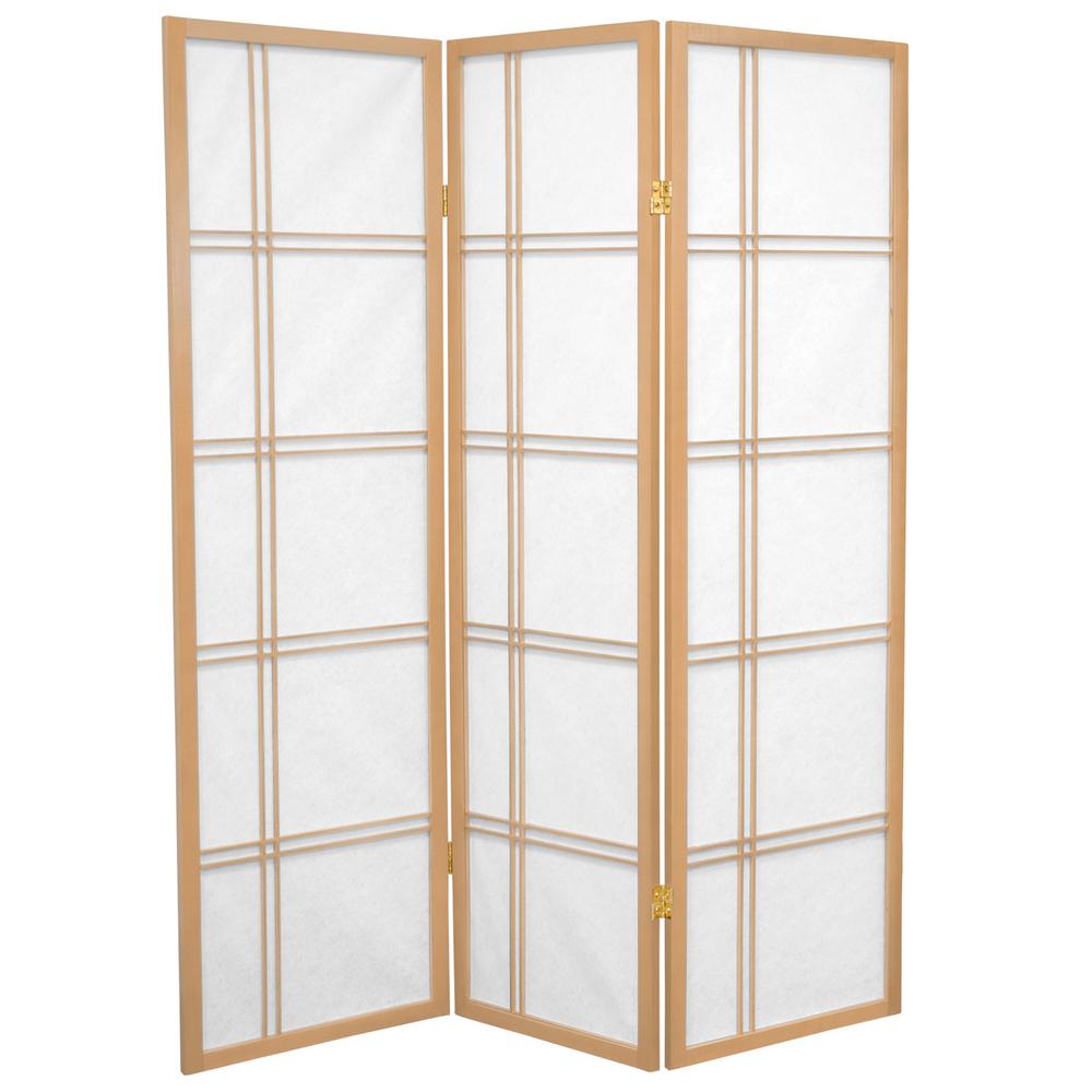 5.83 ft. Cherry 3Panel Room DividerR5443 The Home Depot