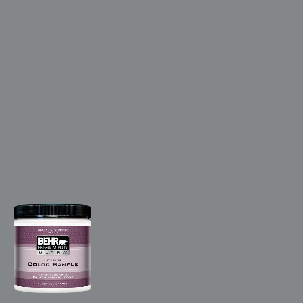 Behr Premium Plus Ultra 8 Oz N500 5 Magnetic Gray Color Eggs Behr Premium Plus Ultra 8 Oz N500 5 Magnetic Gray Color Eggs Enamel Interior Paint And Primer In One Sample