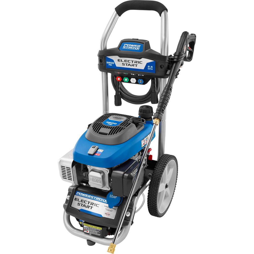 Powerstroke Gas Pressure Washer Water Cleaner Electric Start 3200 PSI 2.5 GPM 46396018557 eBay