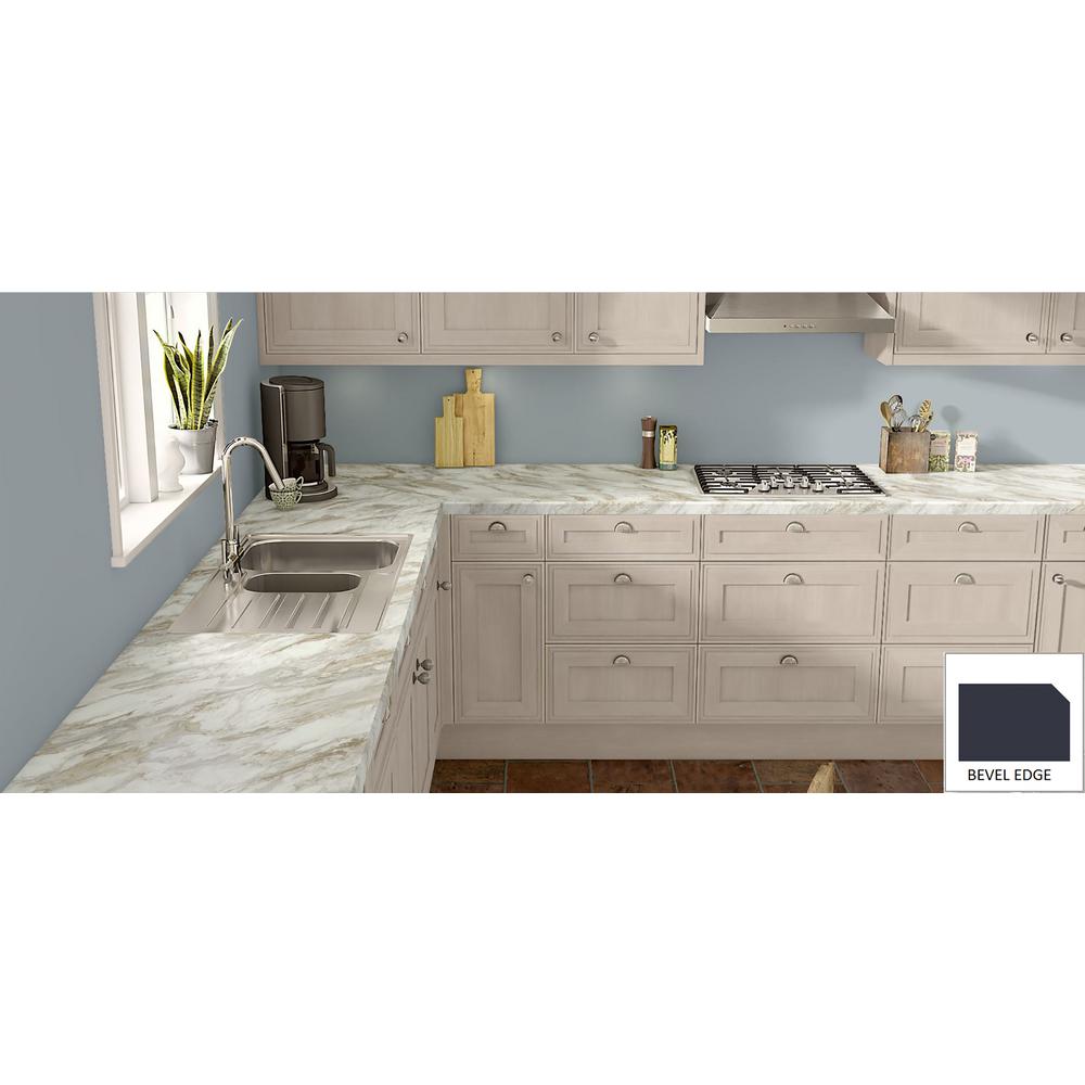 Wilsonart Drama Marble Laminate Custom Bevel Edge Ce