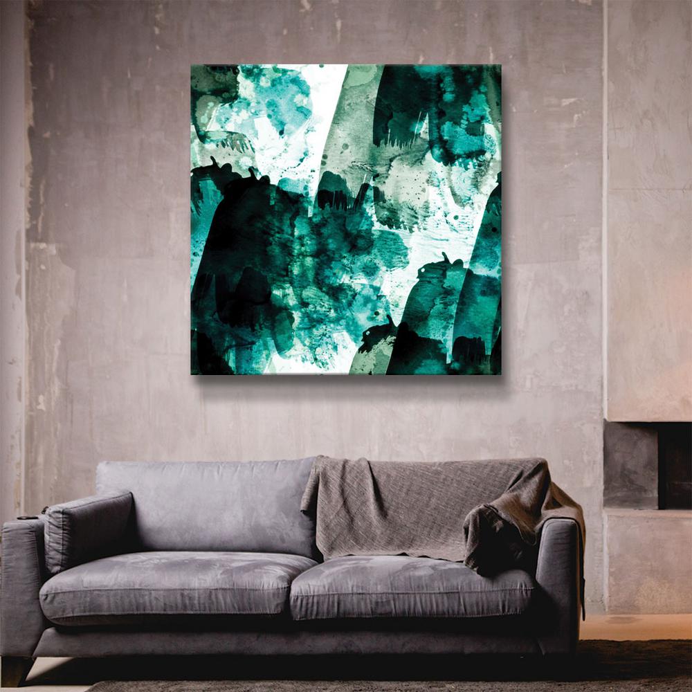Artwall Emerald Moss Green By Iris Lehnhardt Canvas Wall Art
