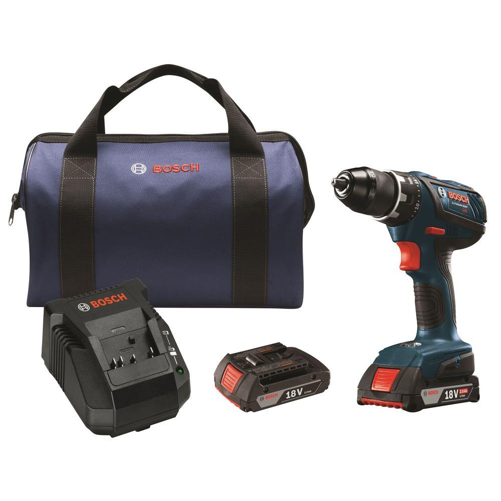 UPC 000346472264 product image for 18 Volt Lithium-Ion Cordless Compact Tough 1/2 in. Drill/Driver Kit | upcitemdb.com