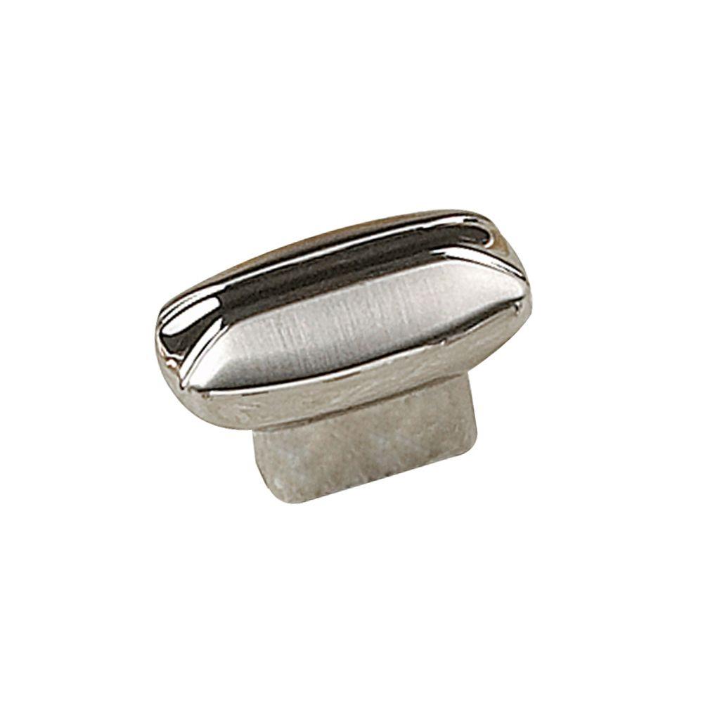 Richelieu Hardware 11/2 in. Chrome And Brushed Nickel Knob