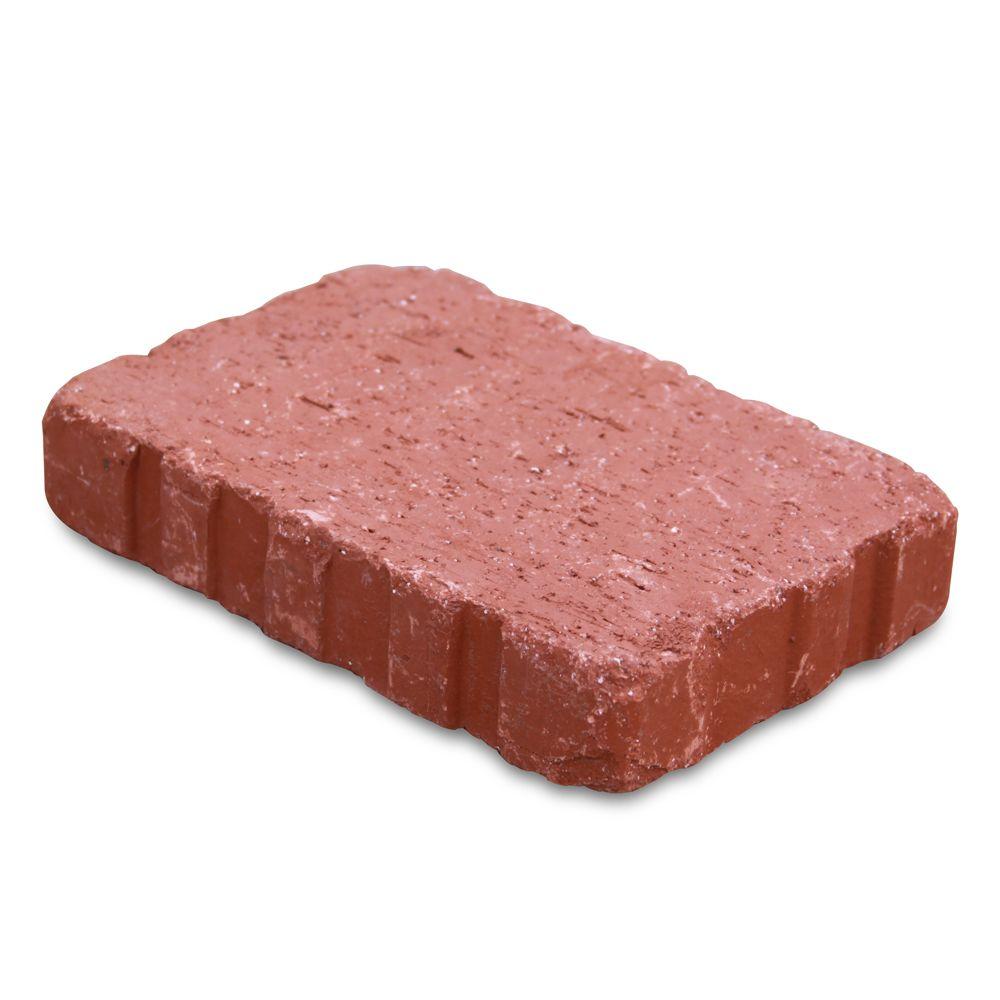 Unbranded Relic 6 in. x 1.63 in. x 9 in. Clay Red Paver072612609 The