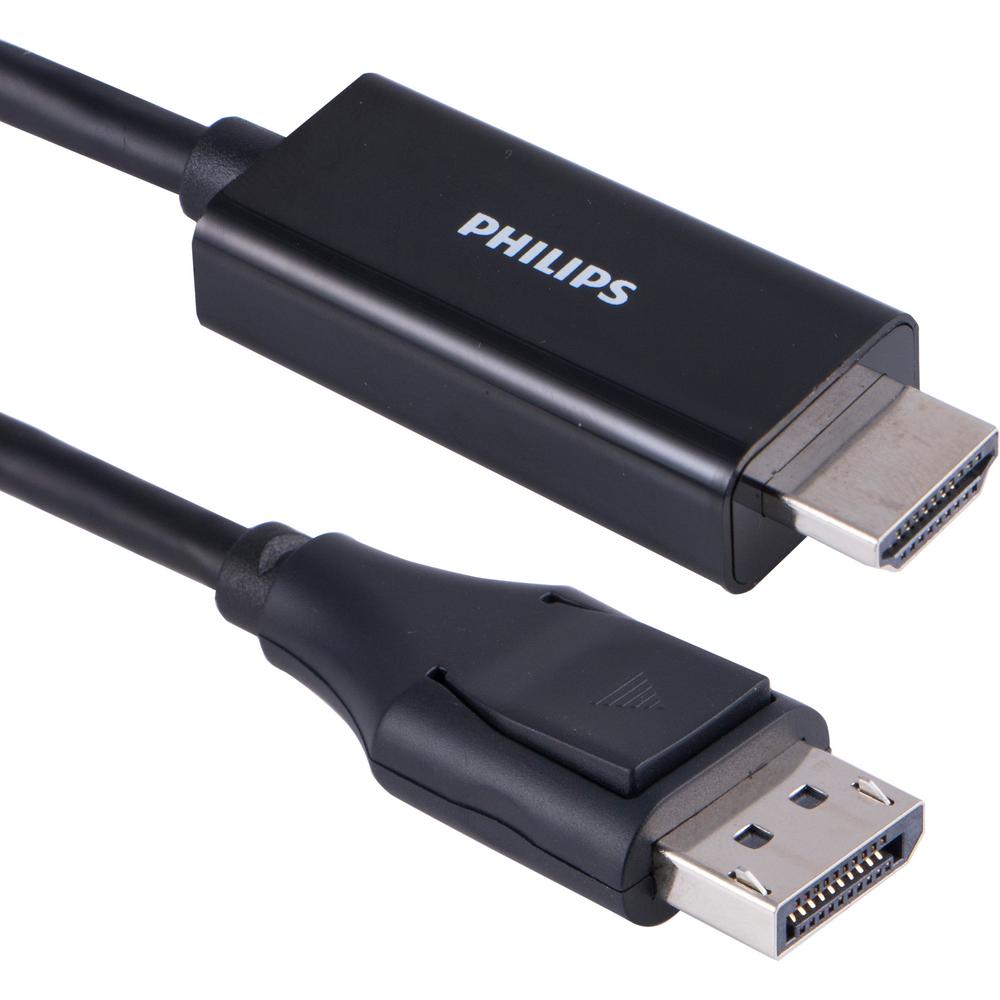 Philips 6 ft. Displayport to HDMI Adapter Male to Female CableSWV9216G
