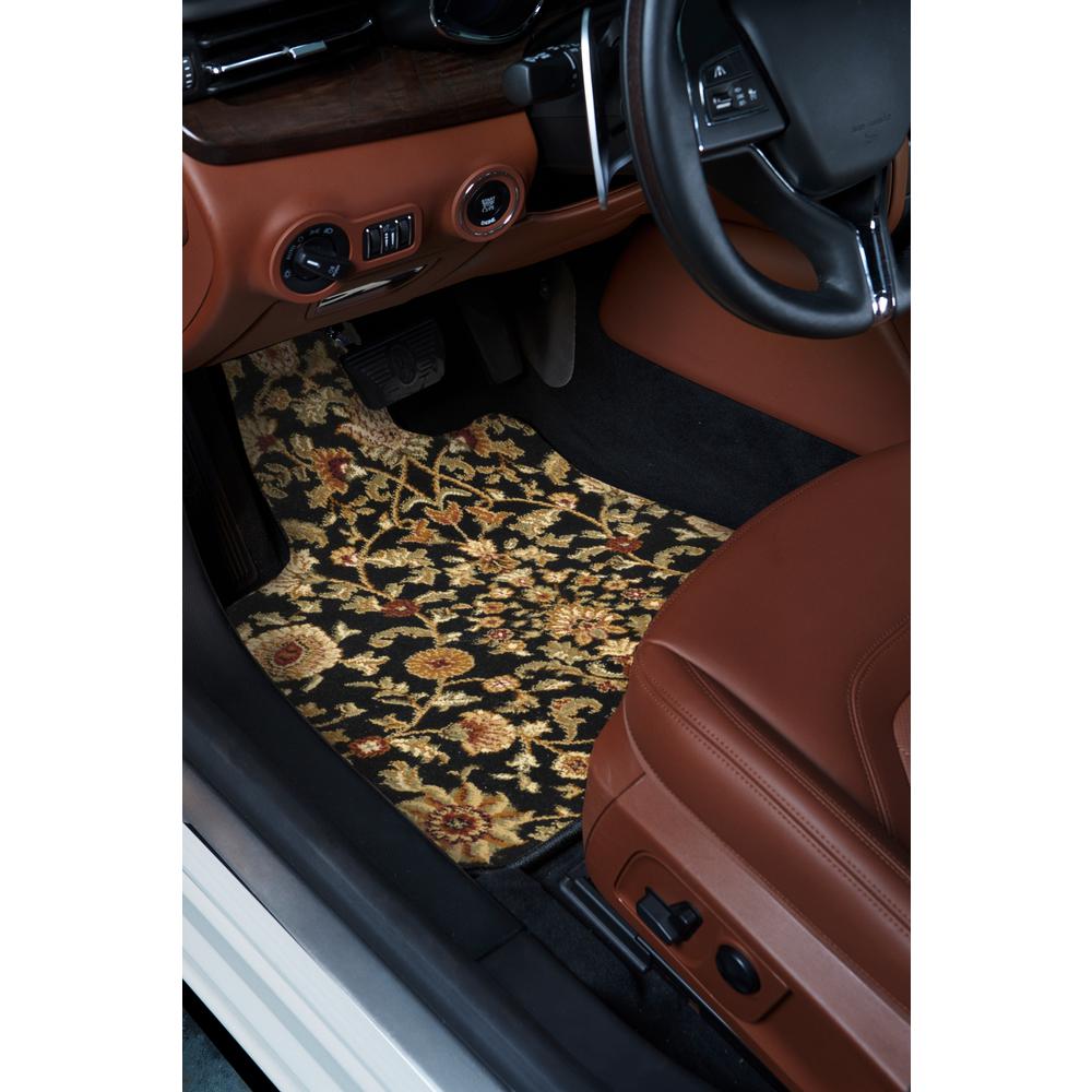 L1LX00611502 Kagu Rubber 3D MAXpider Front Row Custom Fit All-Weather Floor Mat for Select Lexus Models Tan