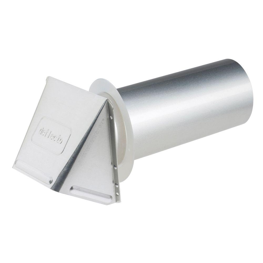 Deflect O 4 In Aluminum Dryer Vent Hood DAVHA4 12NR The Home Depot   Deflect O Ventilation Accessories Davha4 12nr 64 1000 