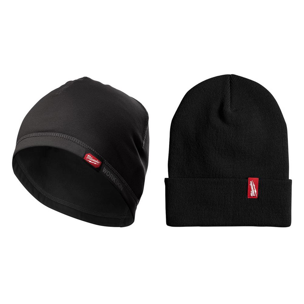 Milwaukee Workskin MidWeight Hard Hat Liner with Black Beanie422B