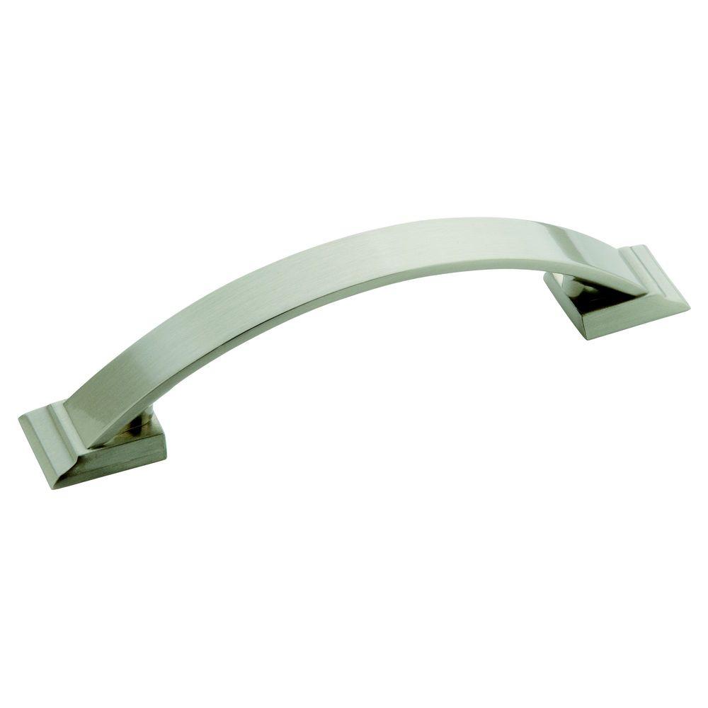 Amerock Brass Wire Pulls 33/4 in. (96 mm) Satin Nickel Center PullBP1970G10 The Home