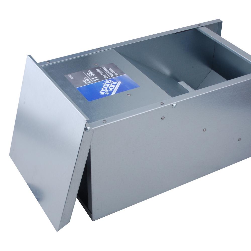 Noah S Ark 25 Lbs Steel Dog Feeder 80200 The Home Depot