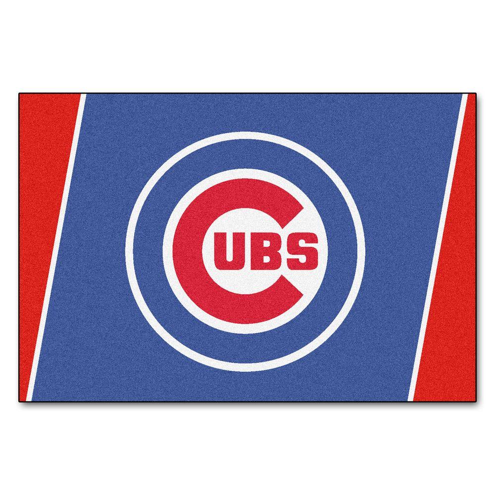 Fanmats Rugs Flooring The Home Depot Chicago Cubs 5 Ft X 8 Area Rug