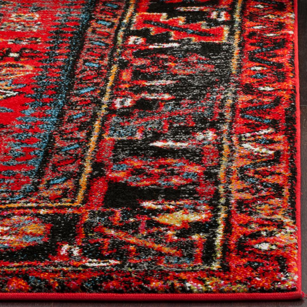 22 x 4 Safavieh Vintage Hamadan Collection VTH211A Red and Multi Runner