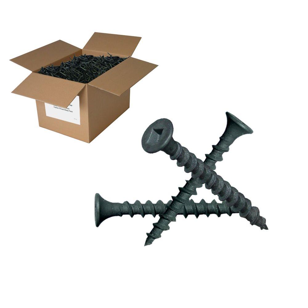 BackerOn 10 x 11/4 in. ZincPlated Steel FlatHead Square Cement