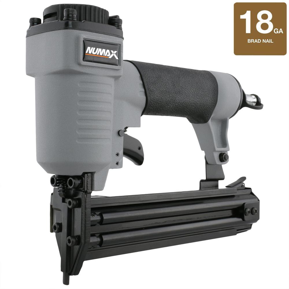 NuMax Pneumatic 11/4 in. x 18Gauge Strip Brad NailerSBR32 The Home