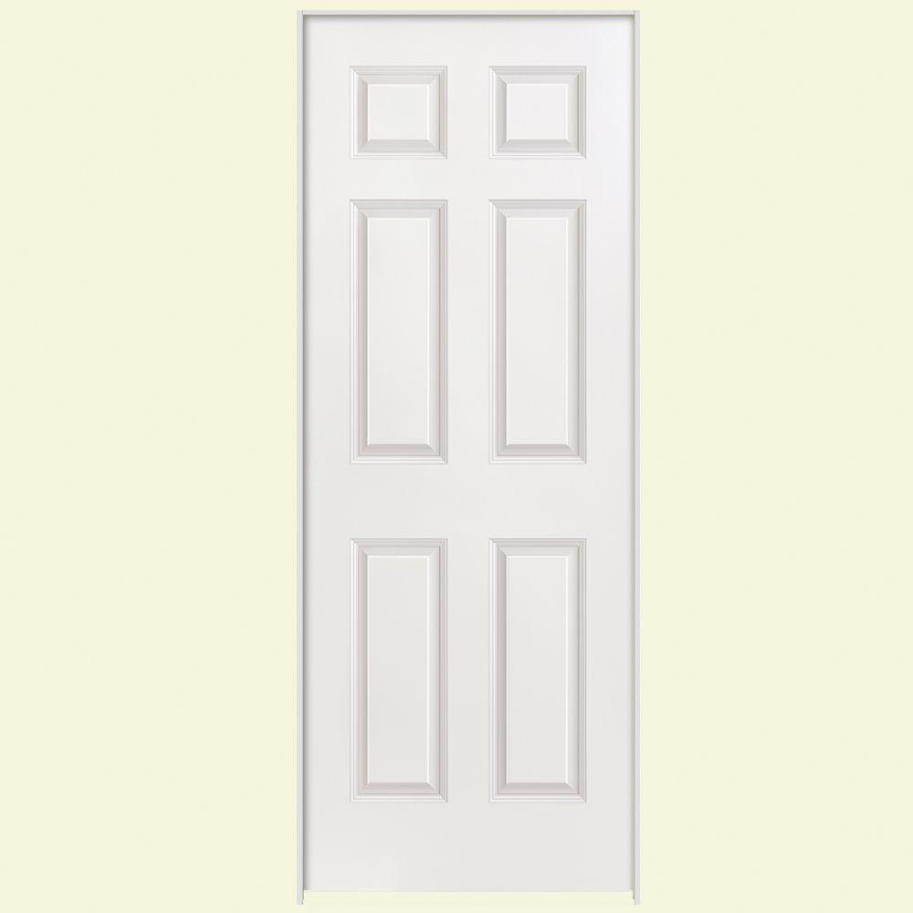 Belldinni 28 In X 80 In Siah Gray Oak Right Hand Solid Core