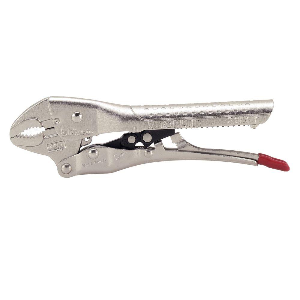 C.H. Hanson 6 in. Automatic Curved Jaw Pliers06100 The Home Depot
