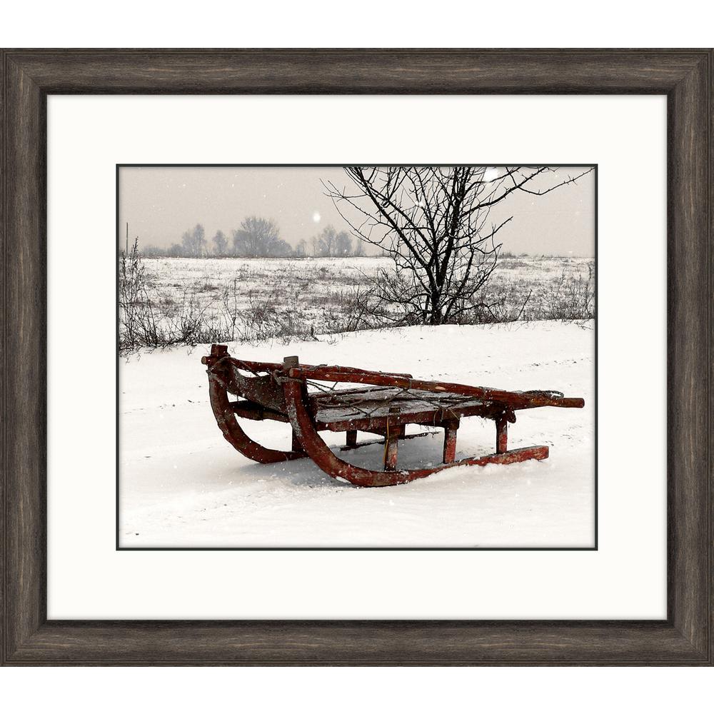 Melissa Van Hise 30 In X 26 Vintage Sled Framed Vintage Sled Framed Giclee