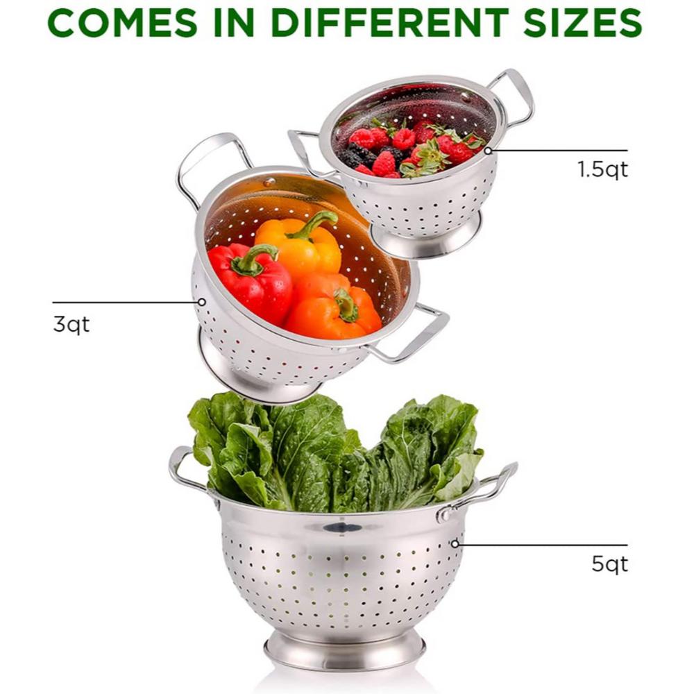 colander sizes