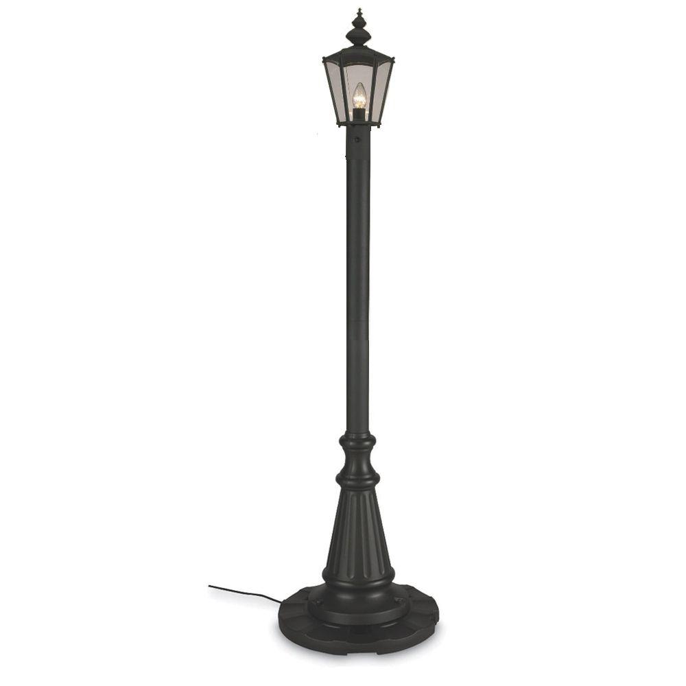 Patio Living Concepts Black Cambridge Single Lantern Patio Lamp