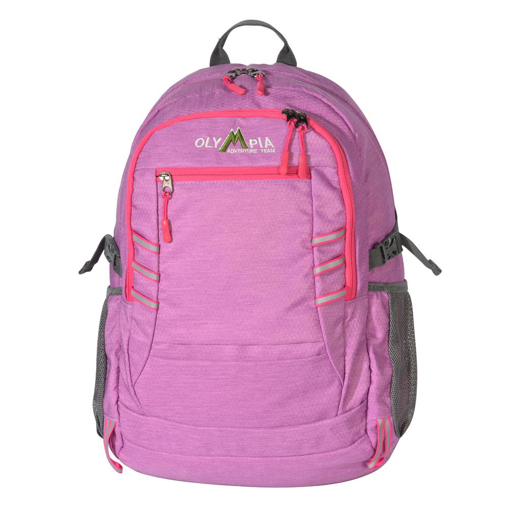 Olympia USA Woodsman 25L 19 in. Purple and Pink Outdoor Backpack with ...