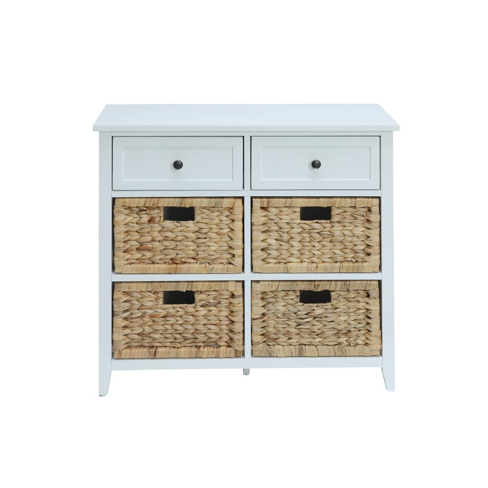 Acme Furniture Flavius White 6 Drawers Accent Chest 97416 The Home Acme Furniture Flavius White 6 Drawers Accent Chest