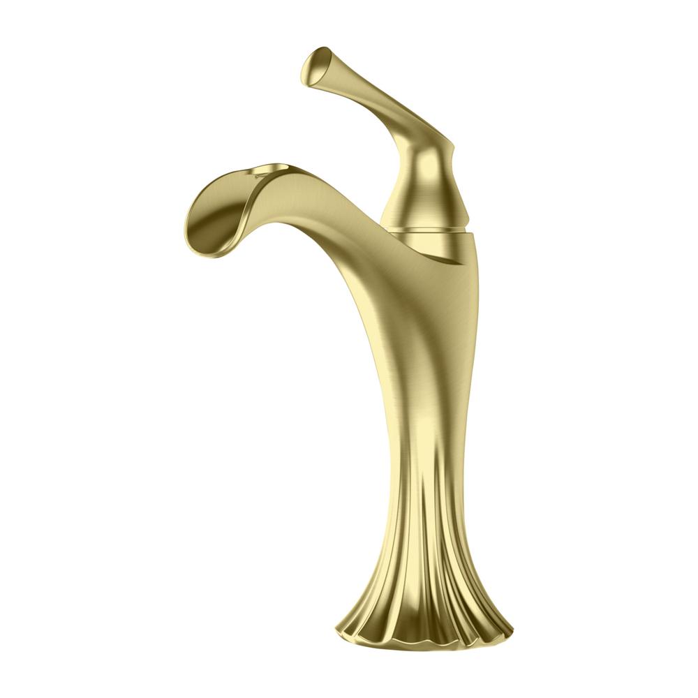 Brushed Gold Pfister Single Handle Bathroom Sink Faucets Lg42 Rh1bg 64 1000 