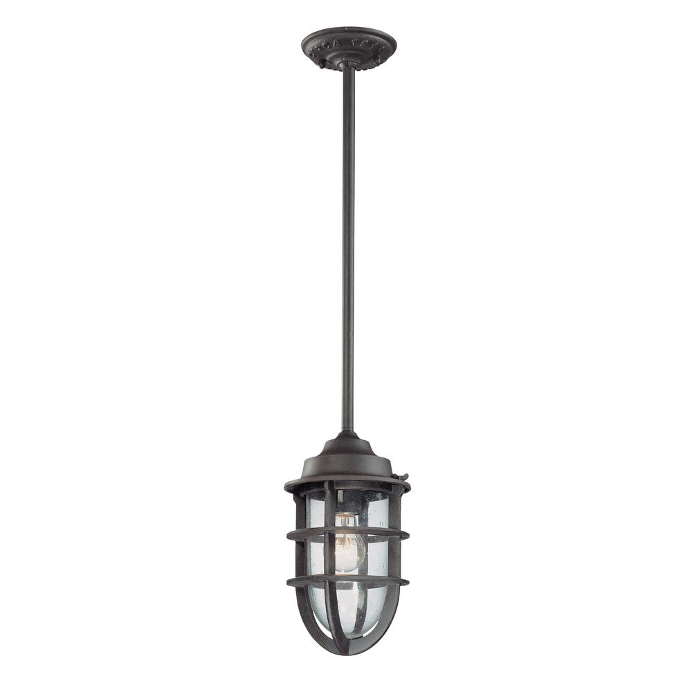 Troy Lighting Wilmington 1 Light Nautical Rust Outdoor Pendant Troy Lighting Wilmington 1 Light Nautical Rust Outdoor Pendant