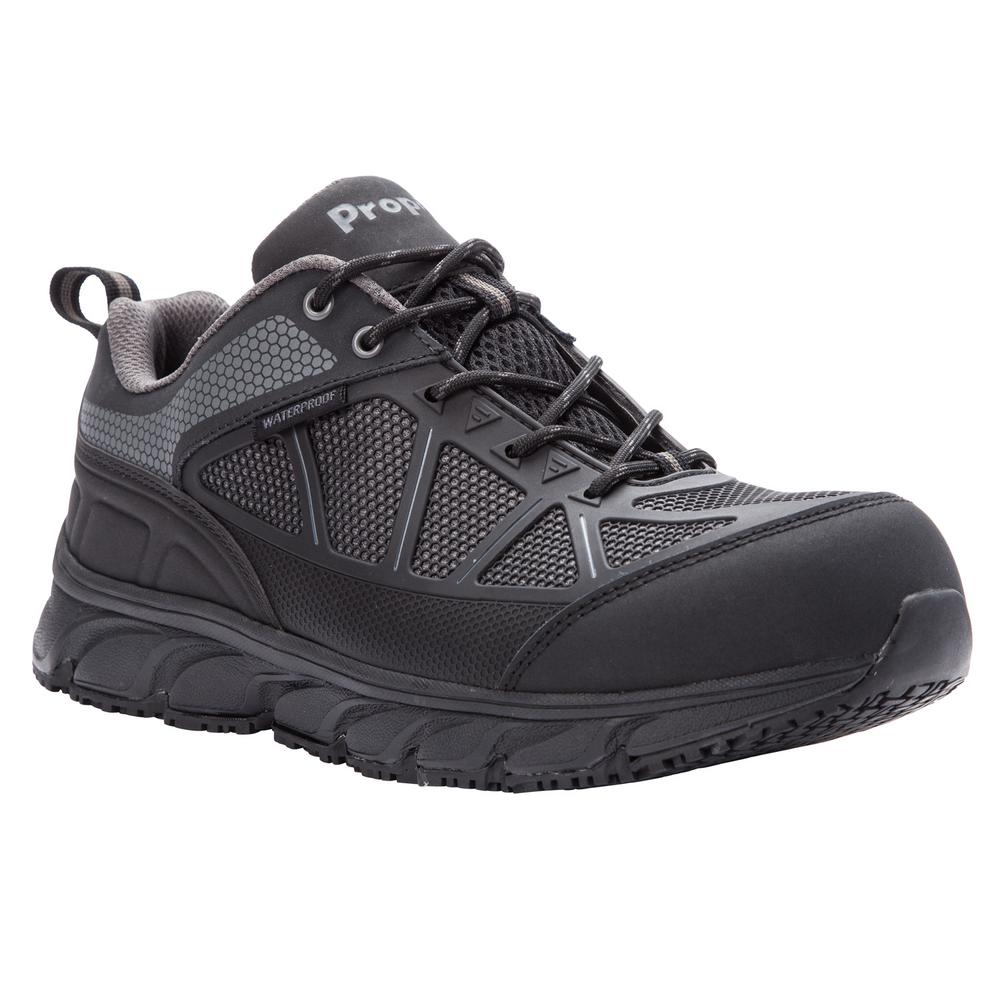 Propet Men's Seeley 6'' Work Boots - Composite Toe - Dark Grey/Black ...