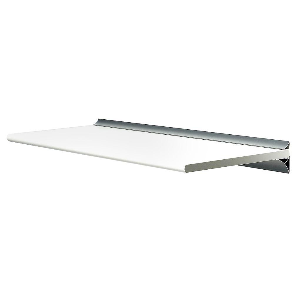 Wallscapes Gallery White Shelf with Silver Bracket Shelf Kit (Price ...