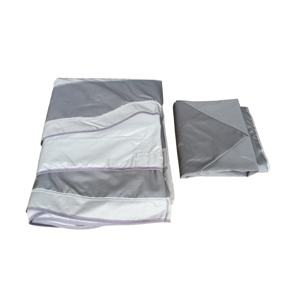 Hampton Bay Callaway 12 ft. x 10 ft. Roof Style Domed Garden House Replacement Canopy5LGZ1161