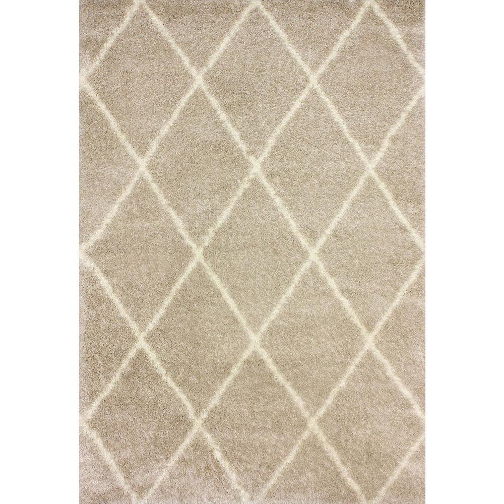 nuLOOM Diamond Shag Beige 9 ft. 2 in. x 12 ft. Area RugOZSG09D92012 The Home Depot