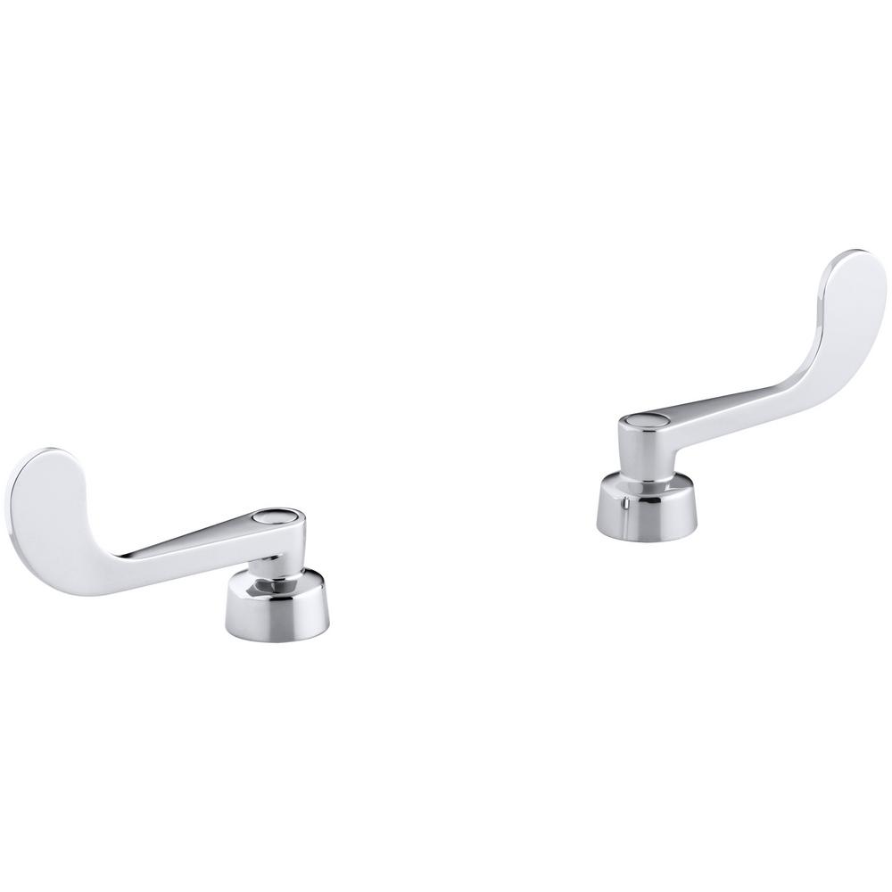 Triton Wrist-Blade Lever Handles in Polished Chrome
