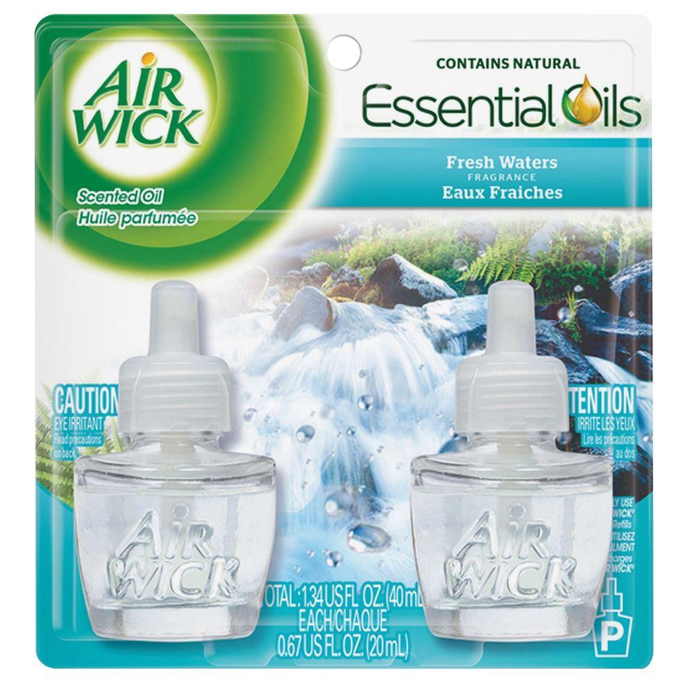 Air Wick 0.67 oz. Fresh Waters Scented Oil Refill (2Pack)RAC79717