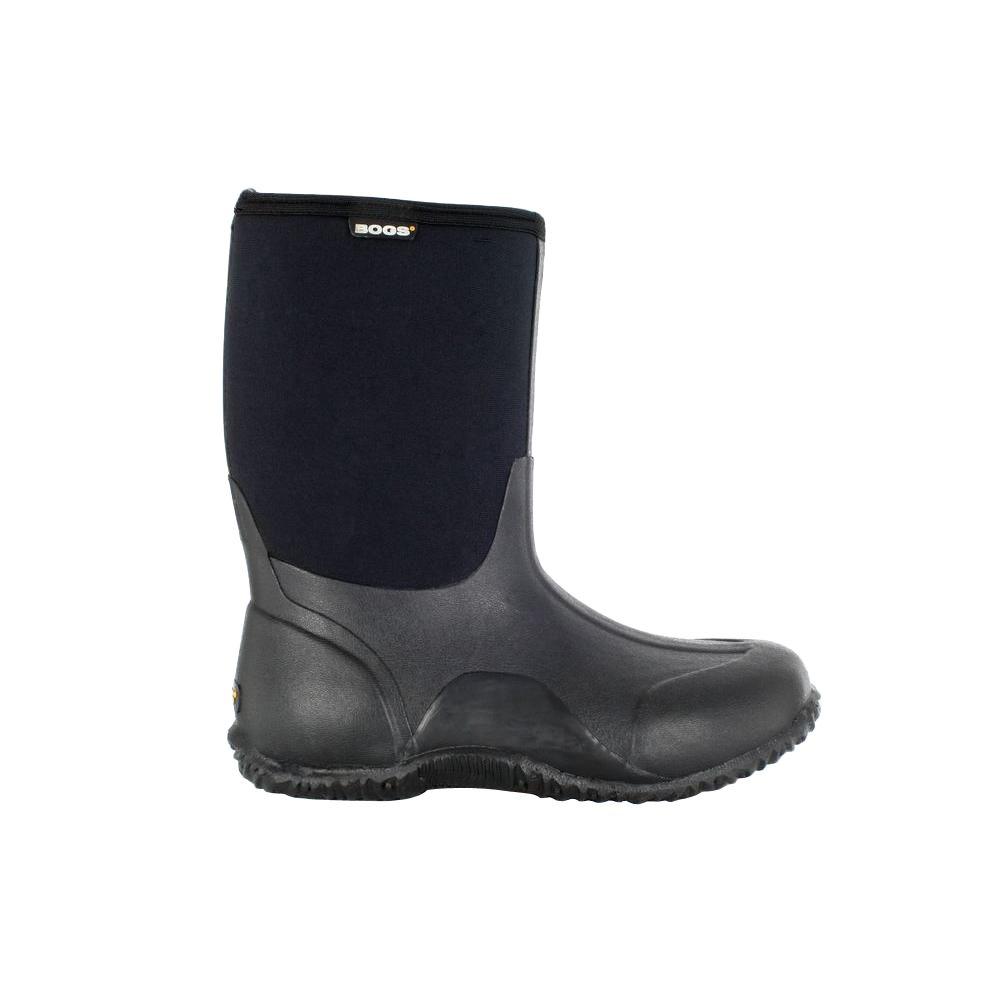 black rubber boots womens