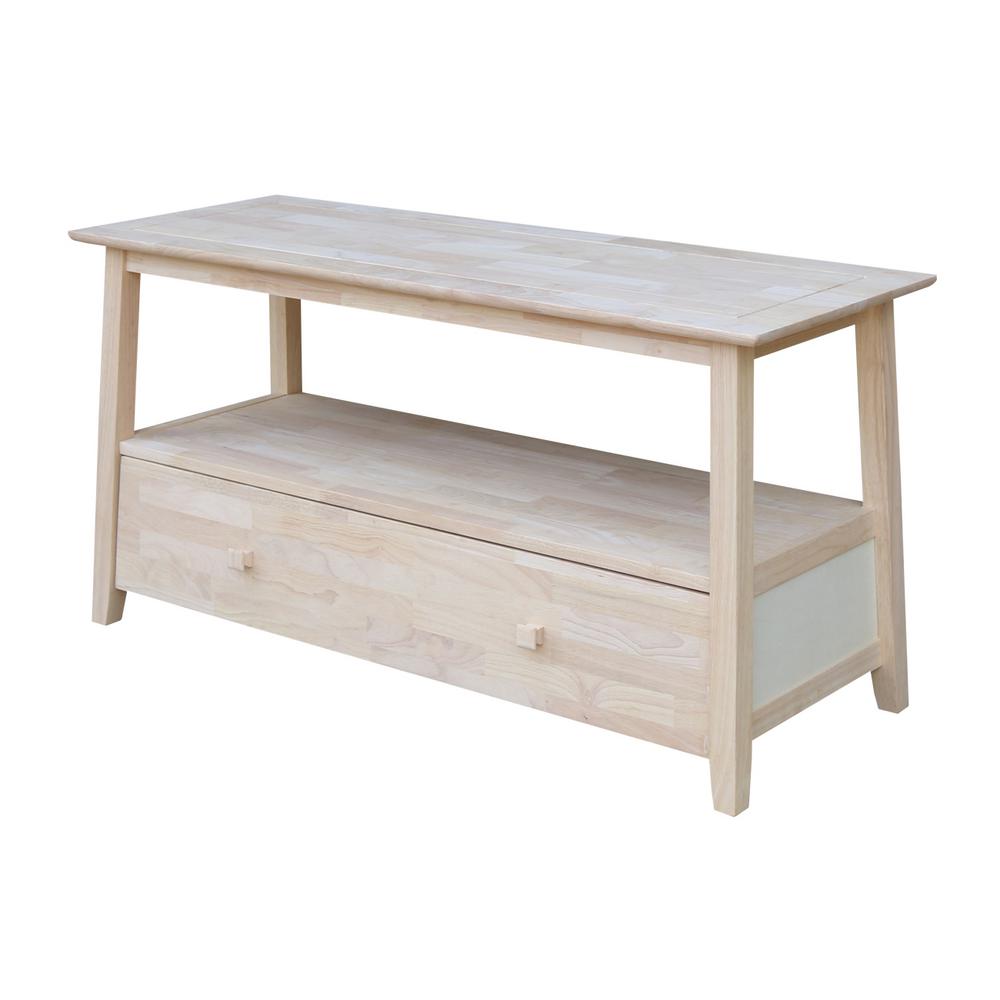 Tv Console Wood Unfinished Stands Living Tv Console Wood Unfinished Stands Living