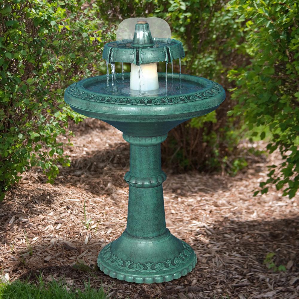 Blue Fountains Outdoor Decor The Home Depot