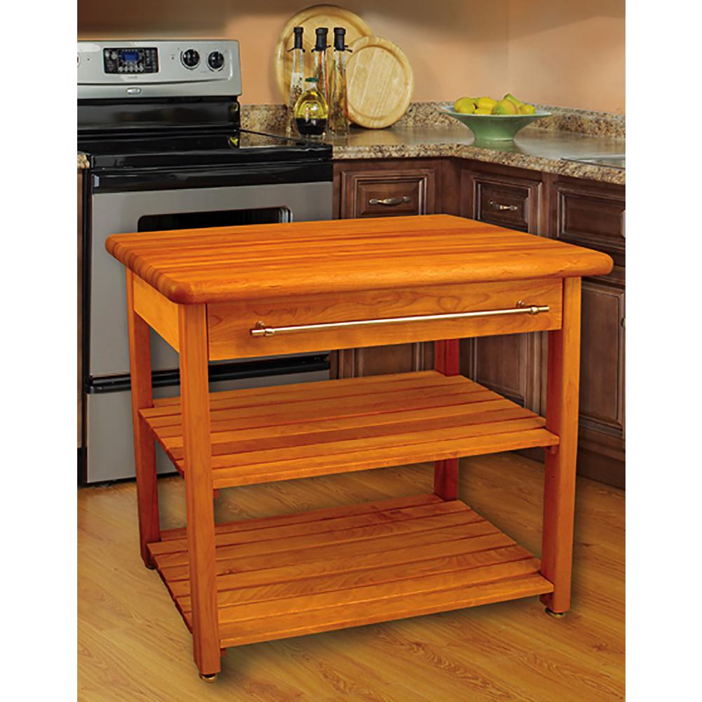 Catskill Craftsmen Contemporary Harvest Natural Kitchen Utility Table 1448 The Home Depot