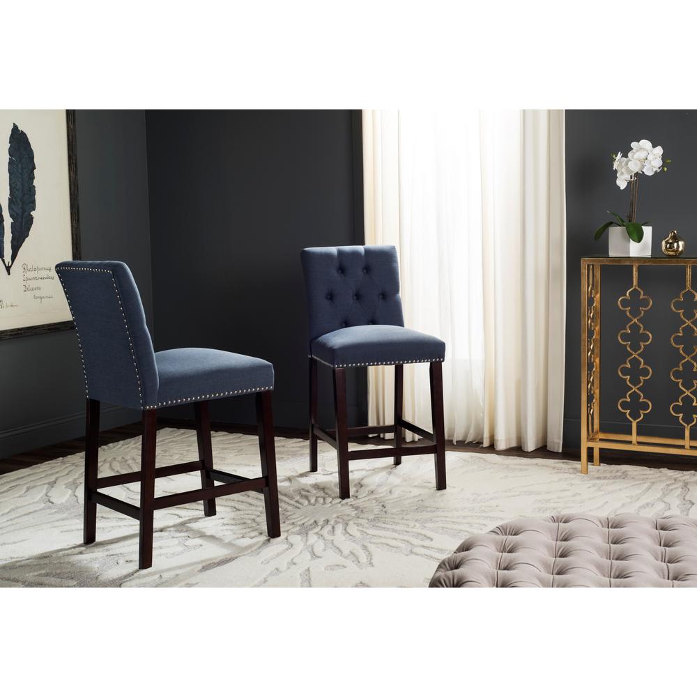 Safavieh Norah 27 5 In Counter Stool Dark Taupe Set Of 2 Safavieh Norah 27 5 In Counter Stool Dark Taupe Set Of 2 Fox6209b Set2 The Home Depot