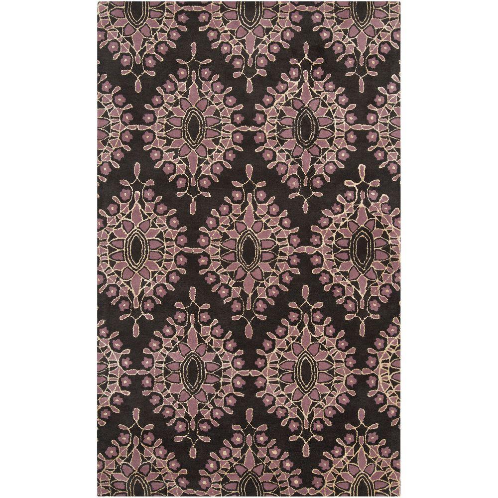 Surya Bob Mackie Charcoal 5 Ft X 8 Area Rug Mdr1051 58 The Surya Bob Mackie Charcoal 5 Ft X 8 Area Rug