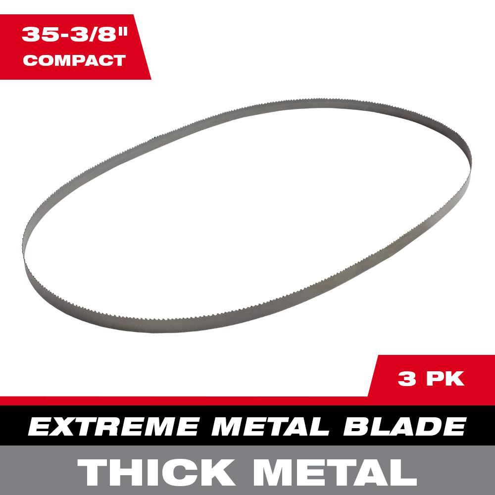 353/8 in. 8/10 TPI Metal Compact Extreme Metal Cutting Band Saw Blade