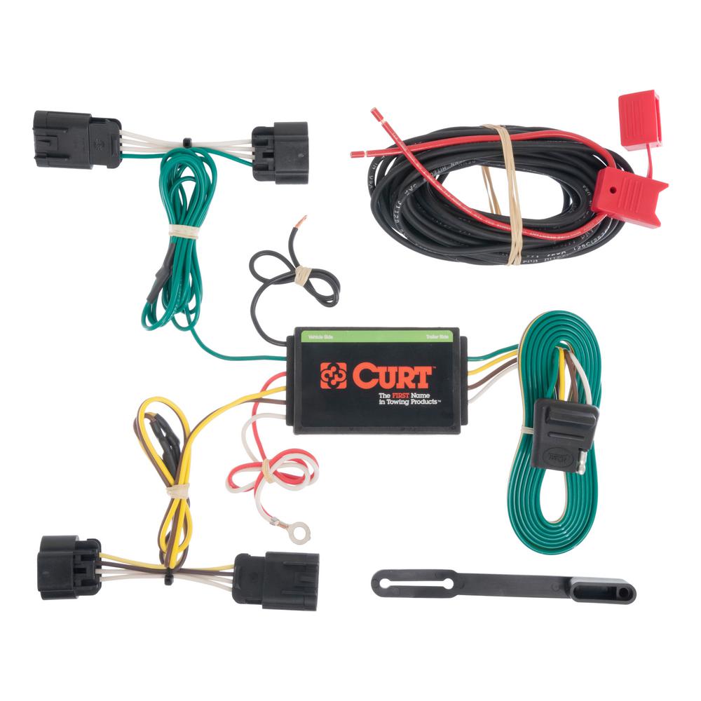 Curt custom wiring harness (4 way flat output) 56179 the home depot wiring harness insulators custom wiring harness (4 way flat output)