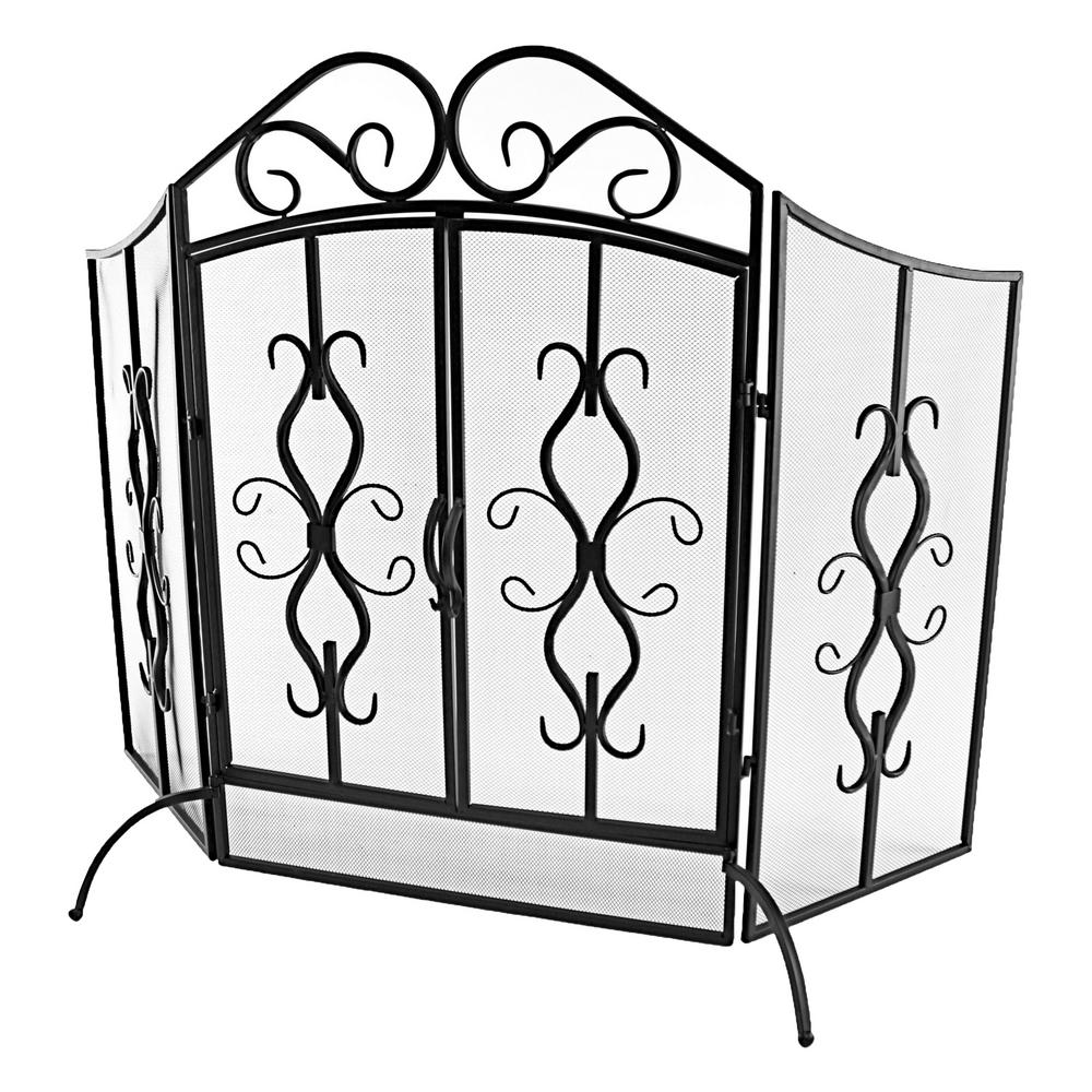 Jameson 3-Panel Metal Fire Screen