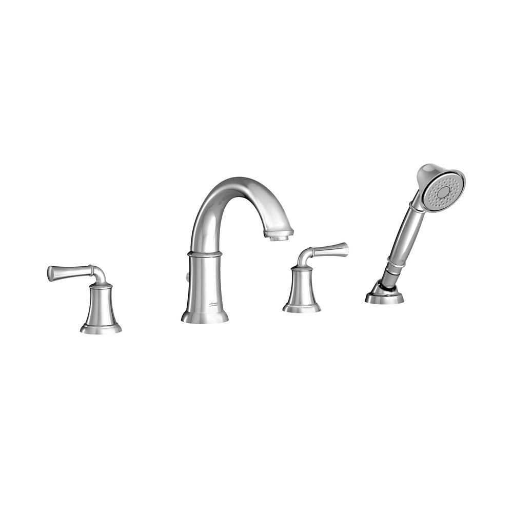 American Standard Portsmouth 2 Handle Deck Mount Roman Tub Faucet